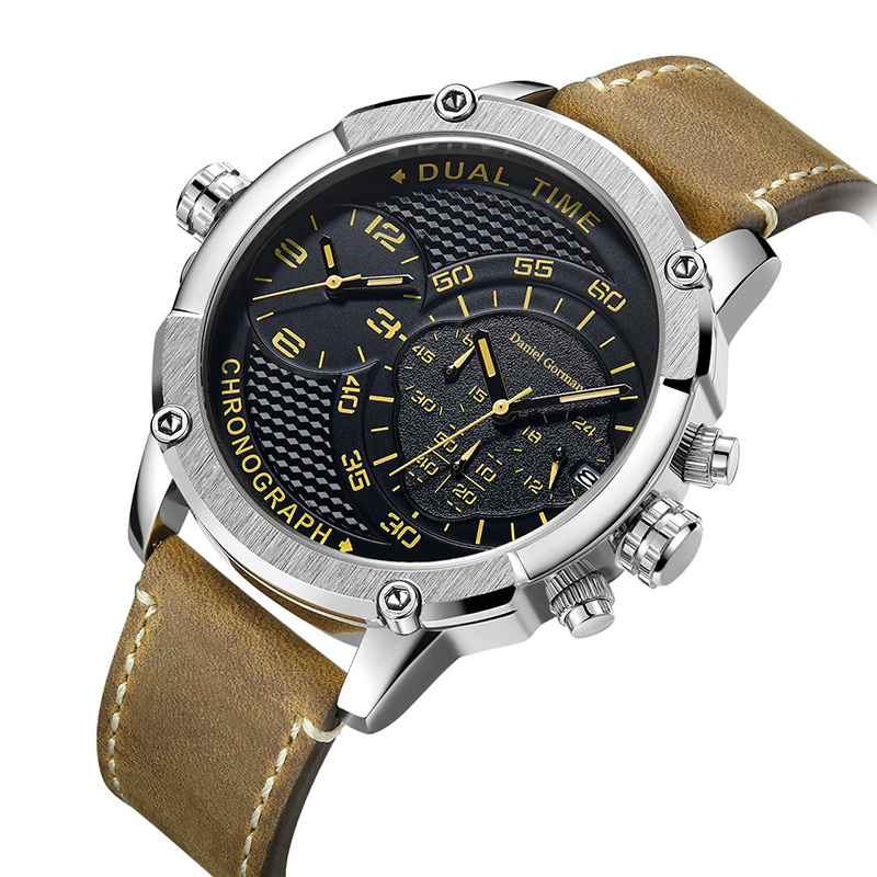 Danlei Gorman RM220 Watch Top Luksusowa marka Waterproof Sports Watch kwarc wojskowy kroplą
